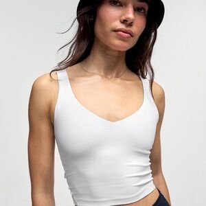 White Lululemon Align Tank